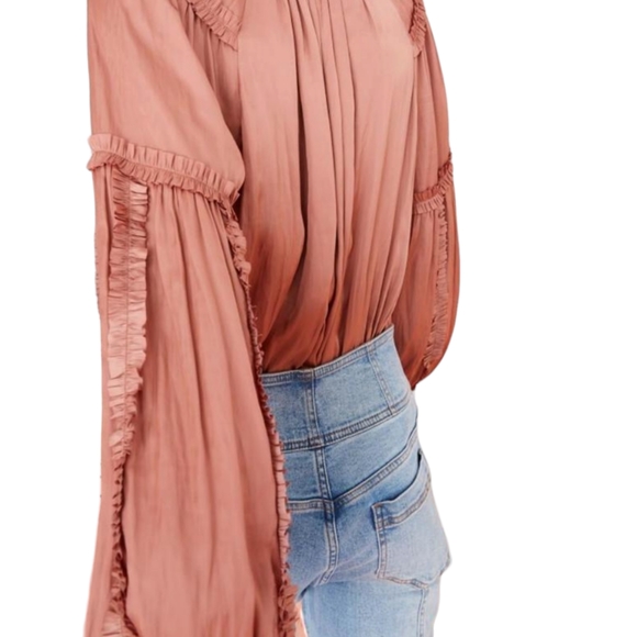 ULLA JOHNSON Maeve Blouse Womens size 6 - Picture 3 of 7